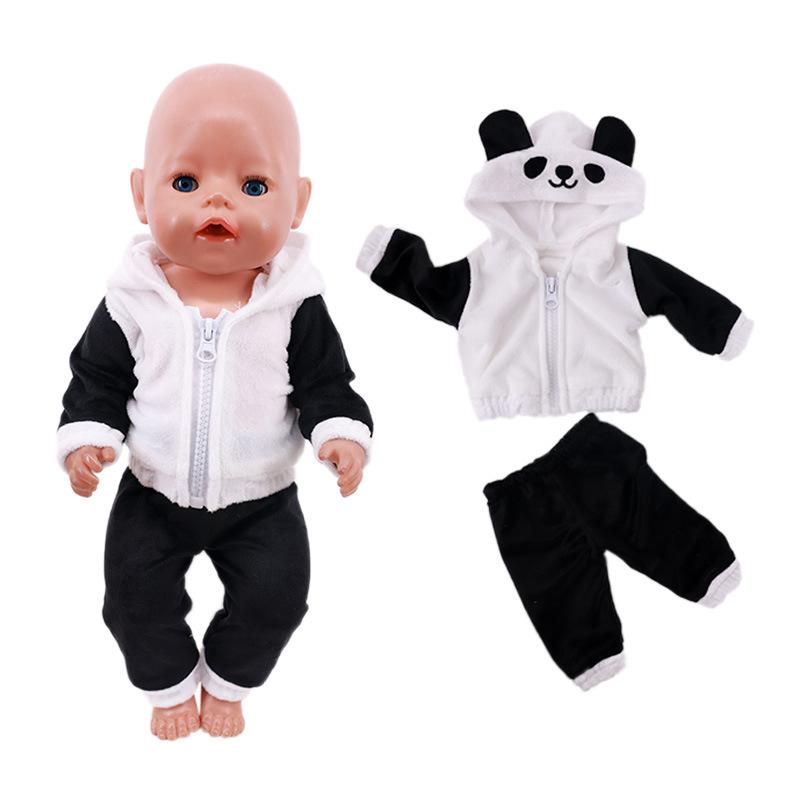 18-inch American Doll Clothes Plush Clothes Animal Suit Duck Panda Giraffe