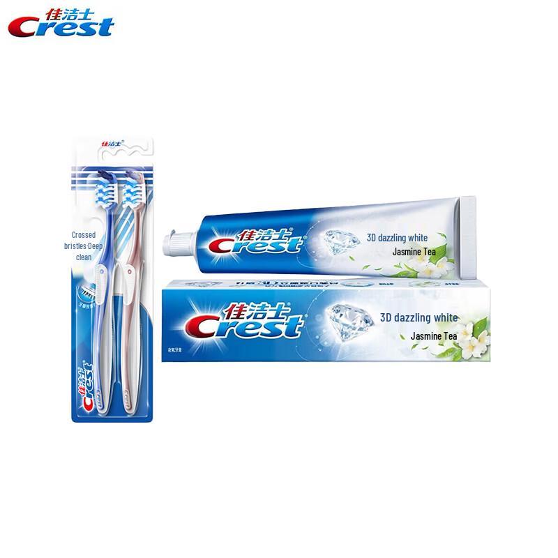 

Crest All-in-One 7-Effect Toothbrush & 3D White Jasmine Toothpaste Set