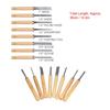 8PCS Skew Spear Point Round Nose Gouge Wood Turning Chisels Woodturning Tools  For Woodworking