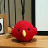 Chick Cute Sparrow Crow Cartoon Plush Keychain Toy Bag Ornament Accessory