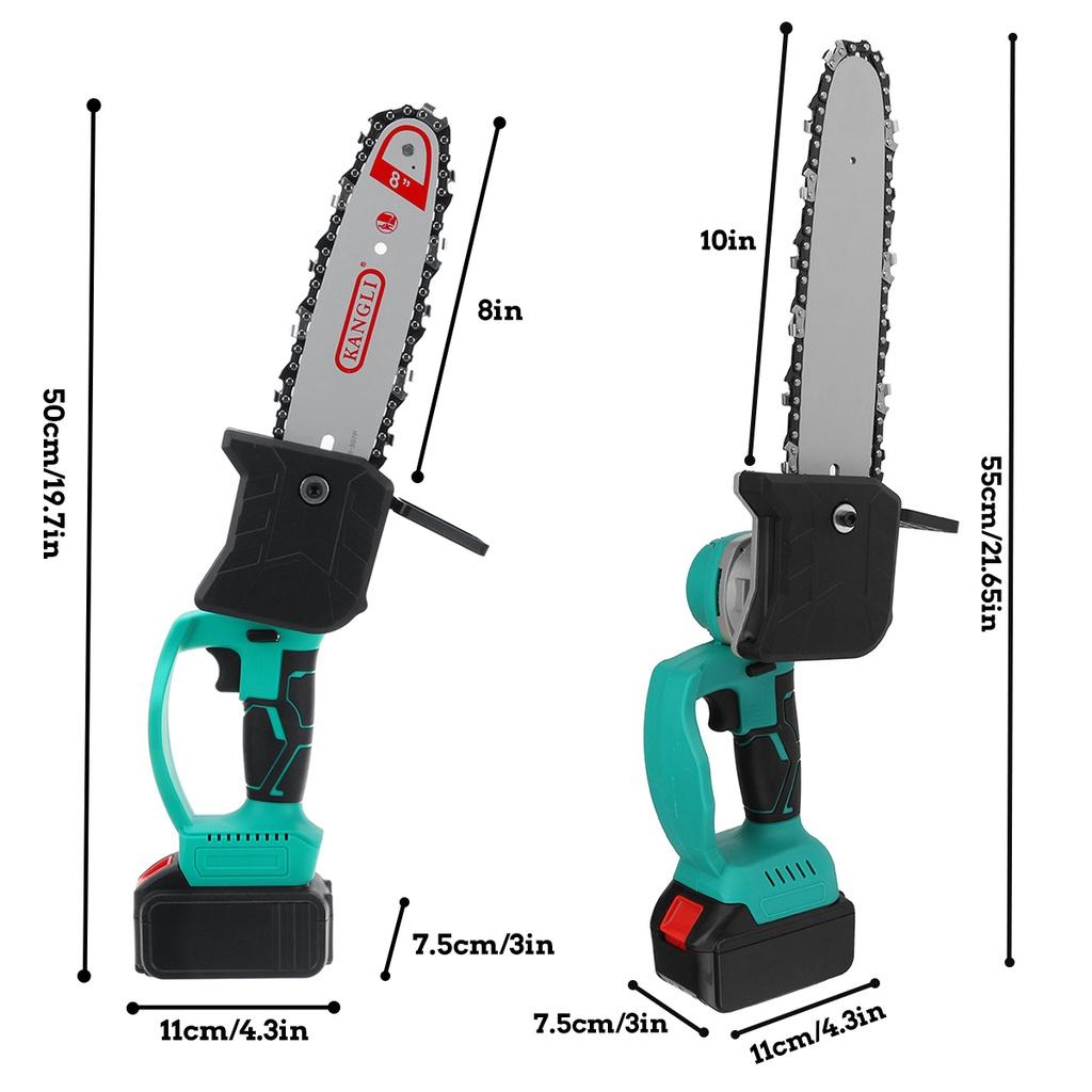 3000W 10/8 Inches Mini Pruning Saw Electric Chainsaws Removable For Fruit Tree Garden Trimming For Battery One-Handed