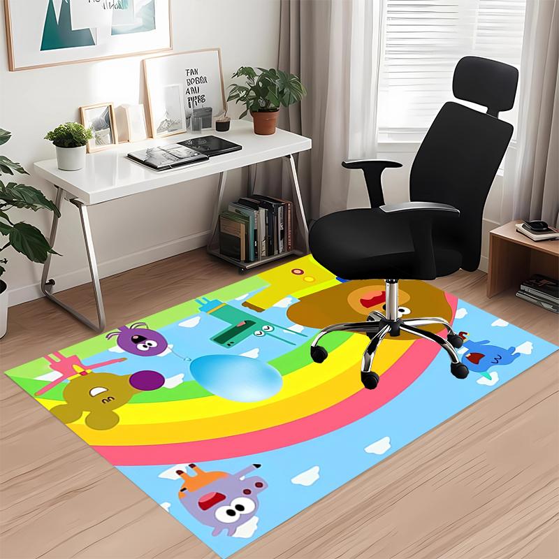Hey Duggee Printed Carpet, for Office Chair Living Room Bedroom Kitchen Room Decor Gifts.