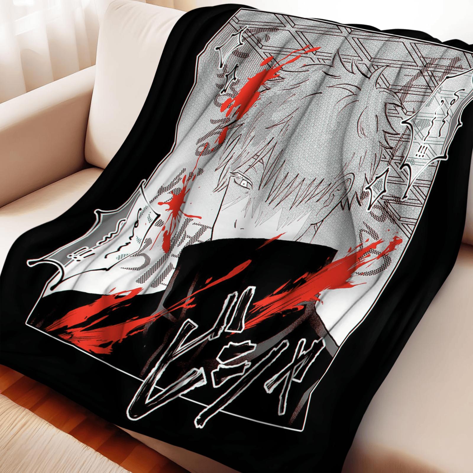 Trendy Anime Flannel Bed Fashion Blanket - Extra Warm Microfiber Sleeping Fashion Blanket 130x150cm 75x90cm