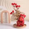Best Wishes Spring Festival Pots Red Berry Branch Wedding Pots Chinese Tabletop Pots  Home Decor