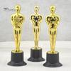 6 Adet Altın Ödül Kupası Heykelleri Etkinlikler Spor Oscar Benzeri Kupalar Kendin Yap İşaretlenebilir Taban Klasik Tasarım Tanıma Ödülleri