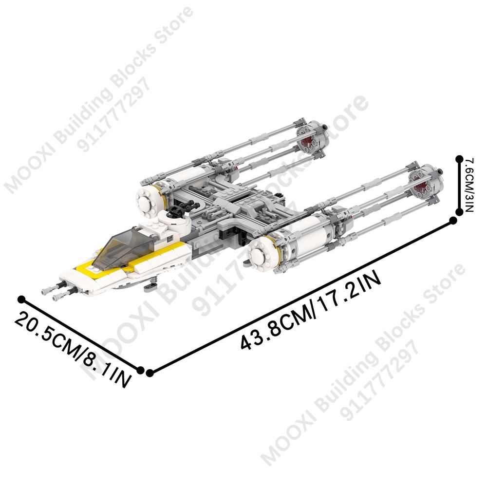 MOOXI Hvězdné války Bojový tank Model Cihličky DIY Dioráma Dospělí Děti Hračky Stavebnice Montessori Dárky Pokojová dekorace