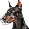25-26 Botniță Metalică Doberman pentru Câine de Talie Mare - Botnițe Tip Cușcă pentru Latrat și Prevenire