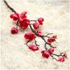 Artificial Peach & Plum Blossom Tree Ornaments – Chinese New Year Decorative Flower Arrangement