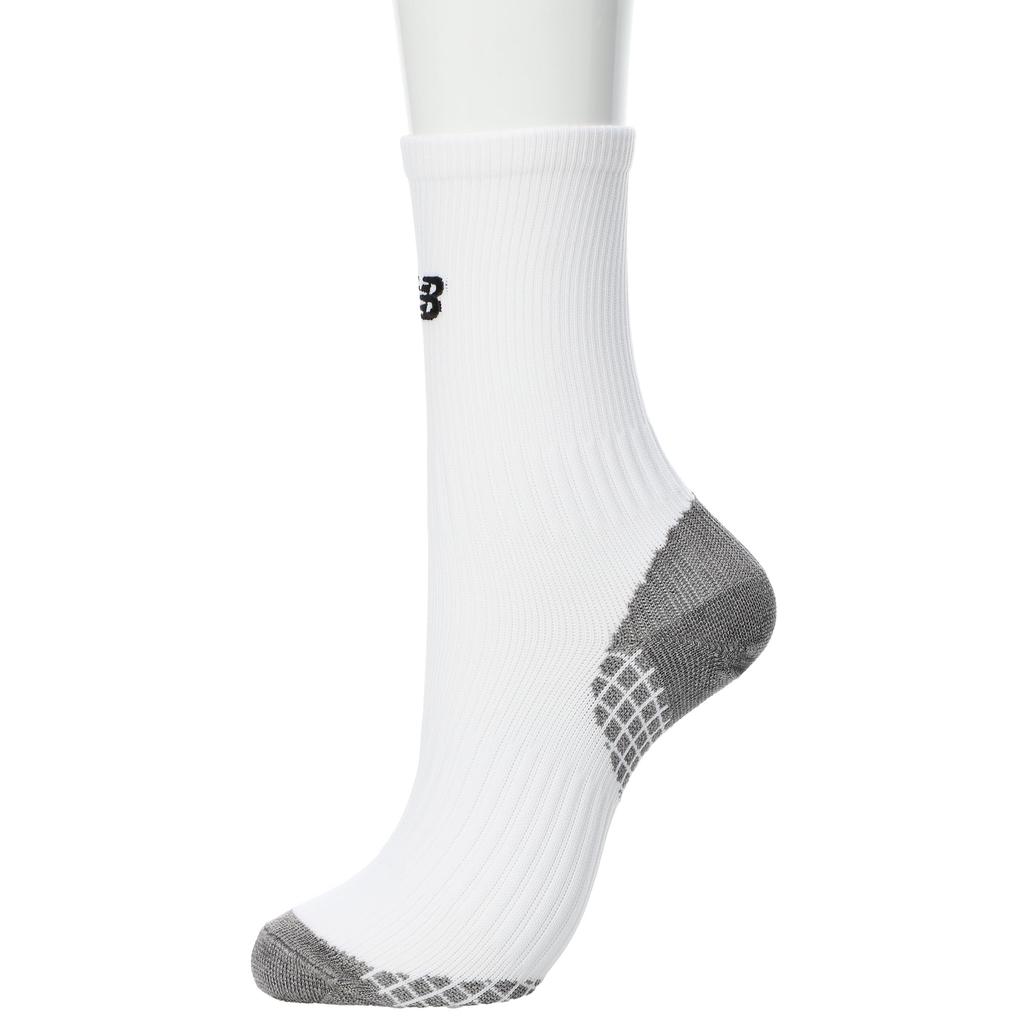 New Balance Soccer Stockings Training Grip Socks Nanofront WT (LAS45645) (White)