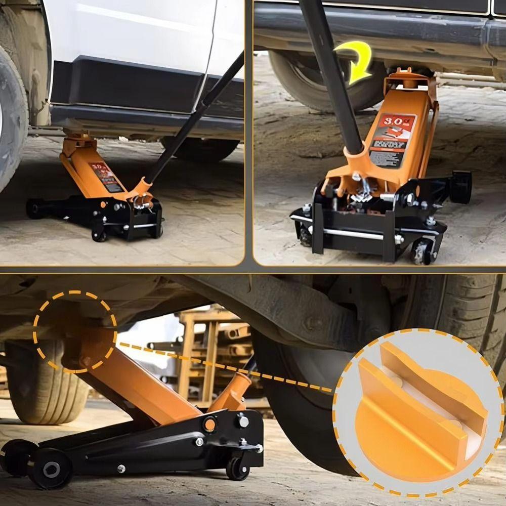 Aluminum Zinc Zinc Alloy Jack Pad Adapter Grooved Design Pinch Weld Adapter  Vehicle Floor Jack