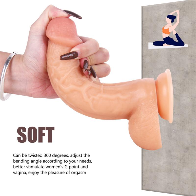 Realistic Dildo Penis with Suction Cup Sex Toys for Woman Female Masturbation