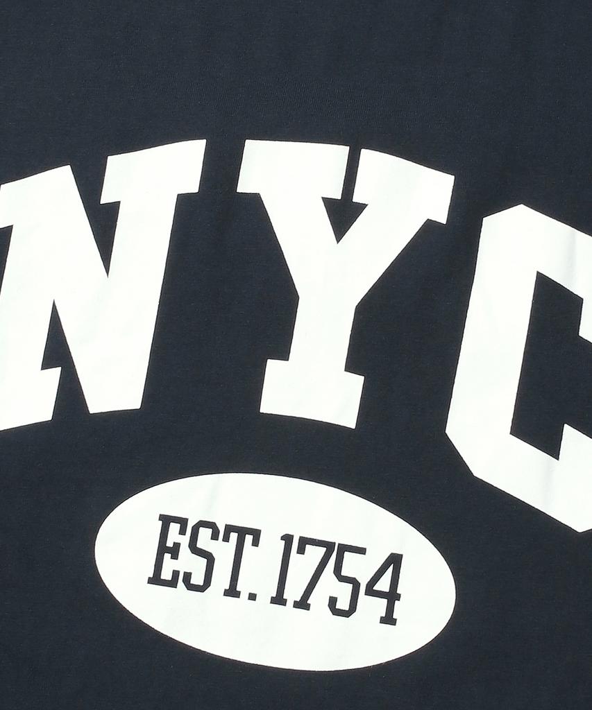 COLUMBIA UNIVERSITY Nyc Arch Logo S/S T-Shirts Crown Navy