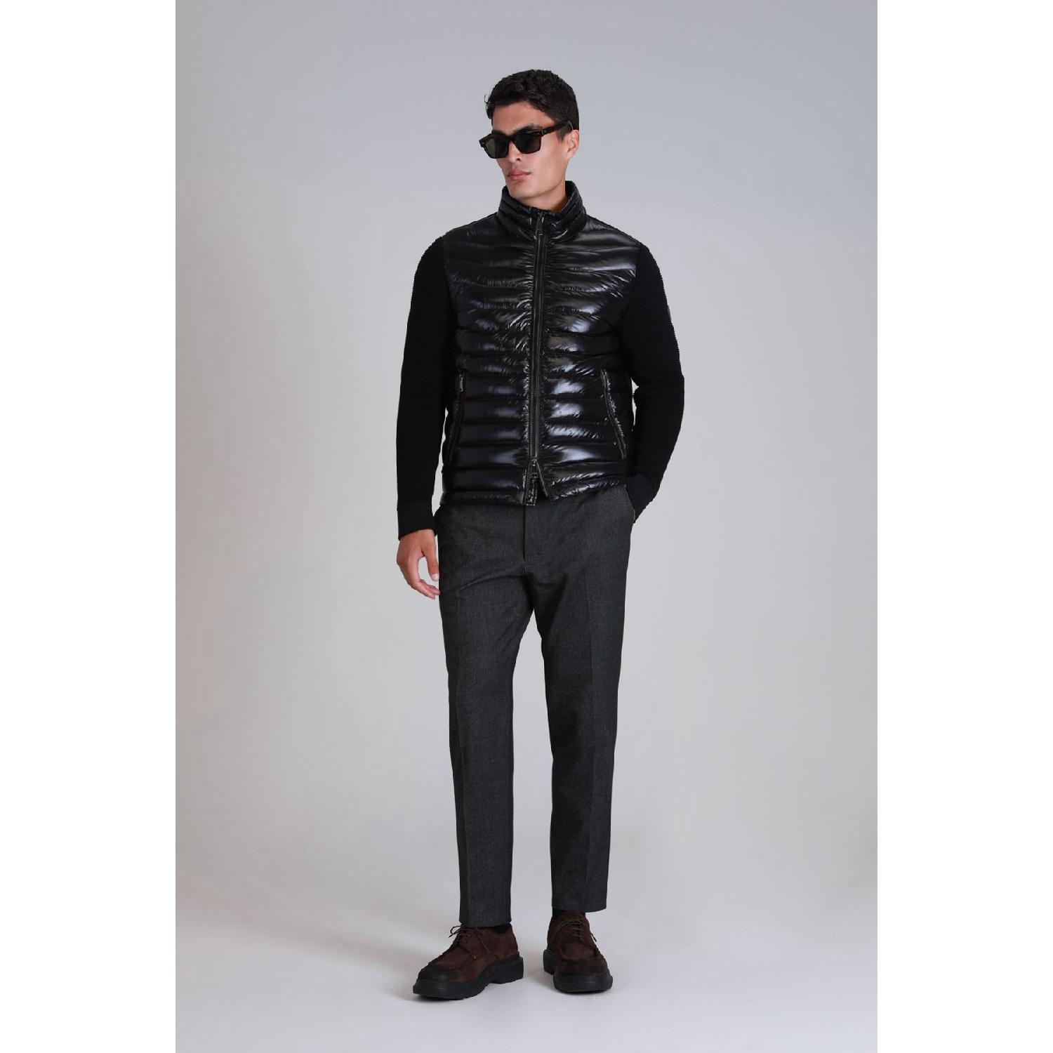 

Glenn Goose Feather Men s Coat Black 46 чёрный