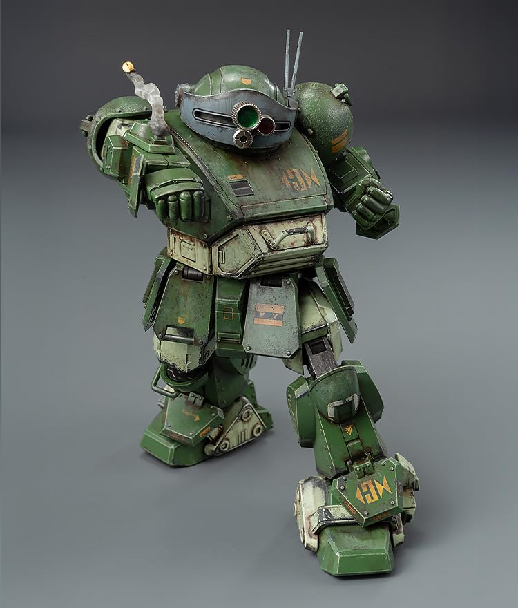 Threezero Armored Trooper Votoms Scope Dog Heavy Weathering Version and Zinc Alloy Painted Action Figure Robo-Do Non-Scale ABS, PVC, POM,