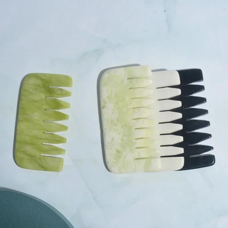 Guasha Face Scraper Head Massage Comb Gua Sha Scraping Hair Comb Scalp Care Massager Tool SPA Trigger Point Therapy