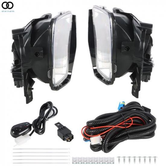 For 2013/2014-2018 Dodg Ram 1500 Left&Right Clear Lens Fog Lights Lamps Assembly