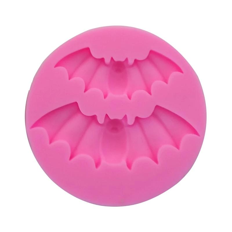 

Хэллоуин Мини летучая мышь УФ-смола силиконовая форма помадка шоколадные конфеты леденец кристалл эпоксидная мягкая глина инструменты для выпечки розовый
