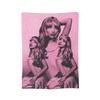 Singer Sabrina Carpenter Blanket Pop Music Plush Funny Warm Throw Blanket for Chair Covering Sofa Autumn/Winter,