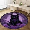 Animal Circular Rug Office Decorative Carpet For Living Room Bedroom Door Mat Floor Rug Computer Chair Area Rug