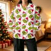 Women's Casual Christmas Print Pullover Hoodie with and Pockets