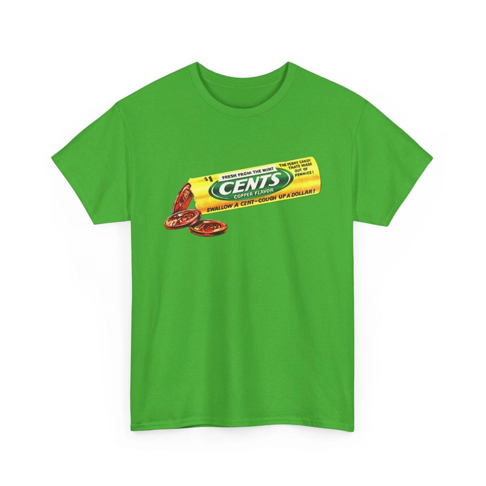 

Wacky Packages CENTS Breath Candy Printed T shirt Funny CERTS Parody XL