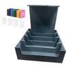 Trading Card Storage Box PU Leather Dustproof Container Gaming Card Holder Large Capacity Card Organizers Enduring