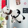 Adorable Panda Snap Bracelet & Magnet Plush Doll Gift for Kids