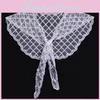 Thin Silk Shawl With Lace Pattern For Adults