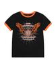 AAKAM Vtg Eagle Ringer Top (Black)
