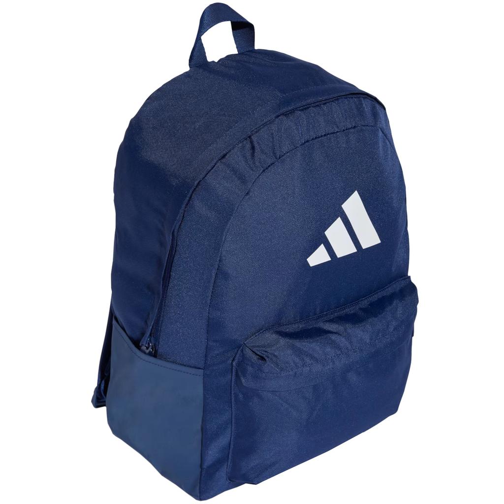 Adidas Classic 3 Bar Logo Backpack, Unisex Navy Backpack