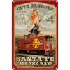 Vintage Girl Metal Sign Poster Retro Wall Art Home Decor Bar Club Man Cave Decoration 20x30cm