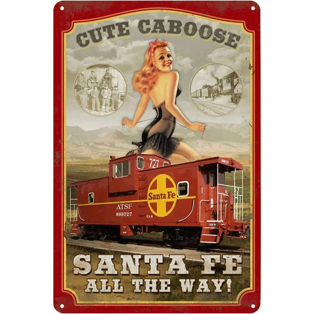 Vintage Girl Metal Sign Poster Retro Wall Art Home Decor Bar Club Man Cave Decoration 20x30cm