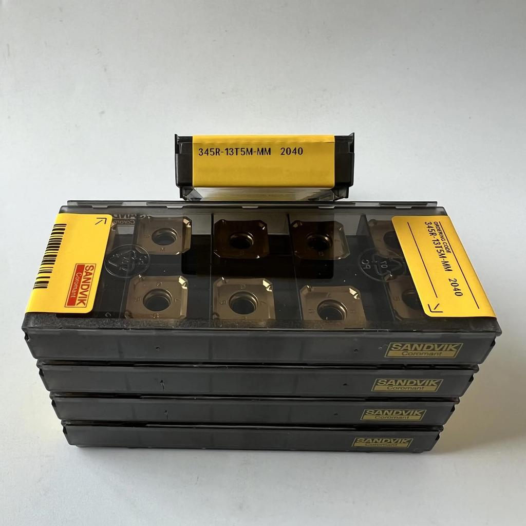 Original Sandvik / 345R-13T5M-MM 2040 /  CNC lathe carbide blade 10 Pcs