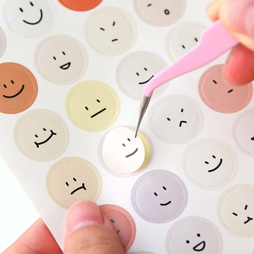 Stainless Steel Picking Tool Tape Sticker Tool Nail Tweezers Macaron Color Nipper Tweezers