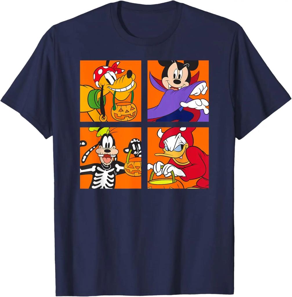 Hot Fashion Disney - Mickey Mouse and Friends Surprise Halloween T-Shirt S-4XL Four Seasons