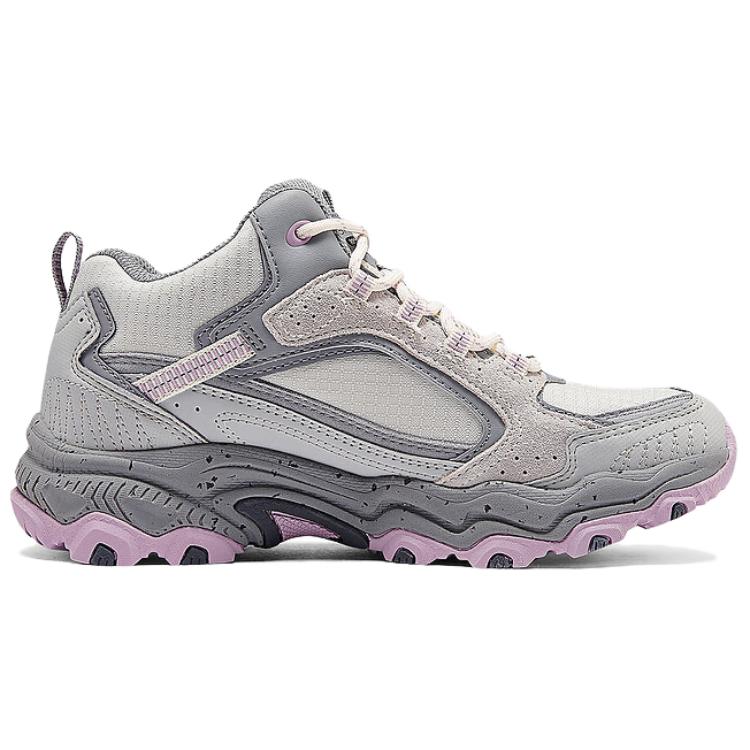 Skechers Scarpe da Esterno Cloud Impermeabili Tomaia Ammortizzate Comode Versatili Sportive da Trekking Resistenti Rebound Grip Mid-Top Scarpe da Passeggio 180212C-GYPK