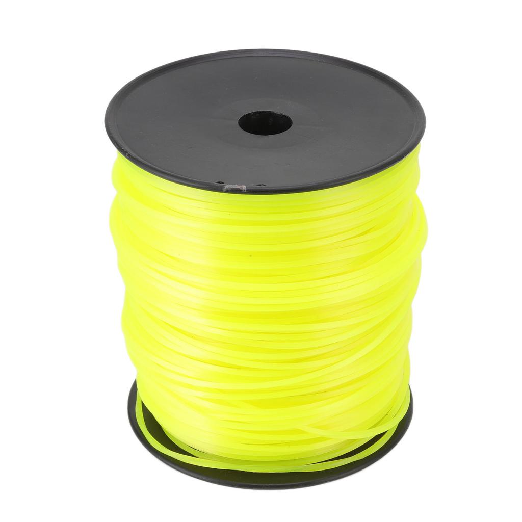3mm String Trimmer Line Quadrate Trimmer Line Lawn Mower String Cord for Husqvarna Yellow