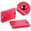 2pcs Front Rear Brake Fluid Reservoir Cap Cover Fit for Honda CB300F CBR500R CB500F CB500XRed