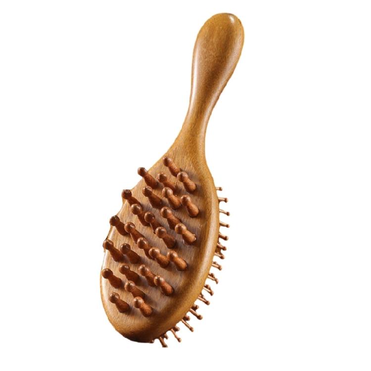 Natural Head Massagers Comb For Travel Office Use Of Sandalwoods for Gentle Hair Care