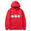 Chiikawa Self-mocking Bear Anime Couple Hoodie Fleece Lined Womens Casual Winter Hooded Sweatshirt
