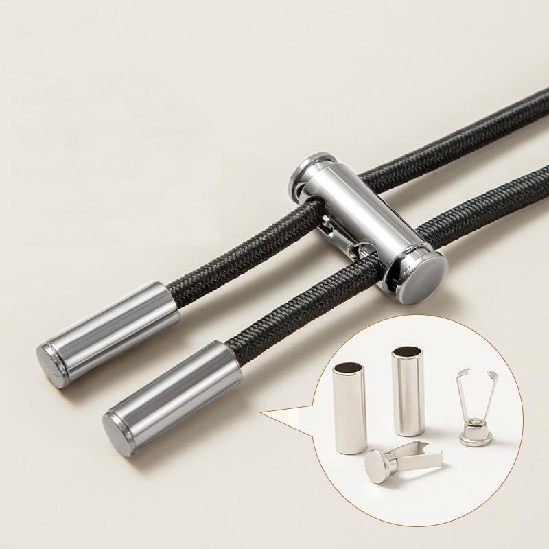 2M Strong Elastic Band Sweatpants Waist Drawstring Strap Threading Device ,Cord Lock Stopper DIY Sewing Band Accessories