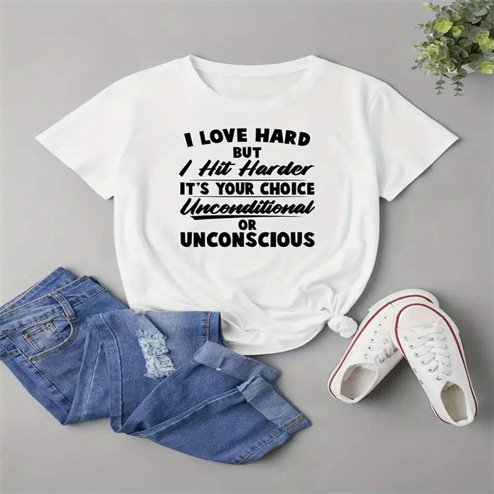 Yaz Yuvarlak Yaka Baskılı Üst Moda Günlük Sevimli Kısa Kollu Kadın Saf Pamuk Tişörtler