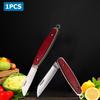 Stainless Steel Fruit Knife Folding Knife Rosewood Handle Multifunctional Kitchen Fruit Paring Pocket Knife Kitchen Accessories