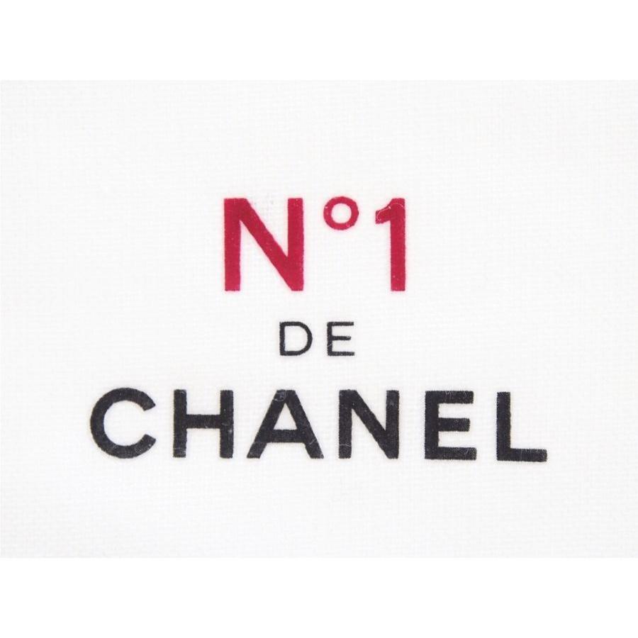 Used Numro En De CHANEL Novelty Drawstring Pouch Red Camellia N1 DE CHANEL BEAUTE [New]