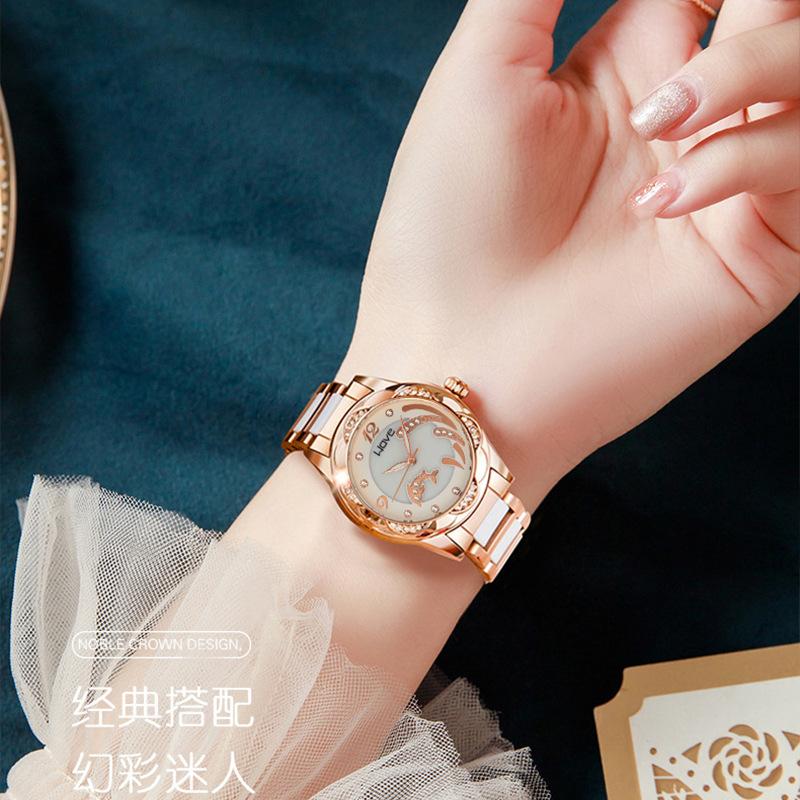 Langjue Lady Watch High-End Watch Women'S Luminous Quartz Watch