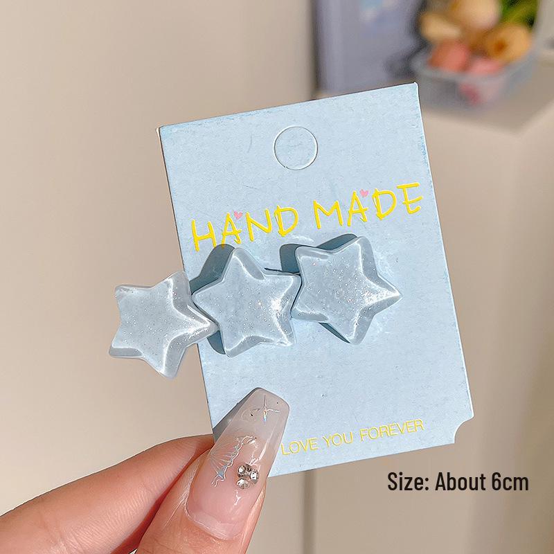 Pink Dopamine Hair Clip: Y2K Seamless Round Hairpin - Cute Small Side Clip for Women’s Bangs