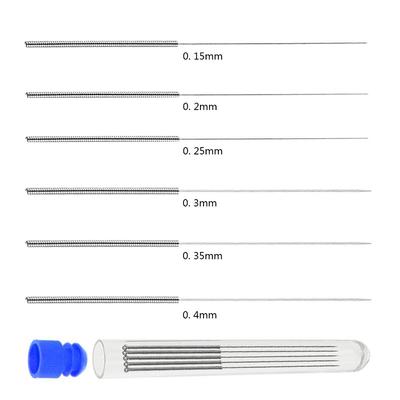 3D Printer Nozzle Cleaning Kit 0.2/0.3/0.4/0.5/0.6/0.8/1.0mm Stainless Steel Nozzle Cleaning Needles 3D Printer Nozzle Cleaner
