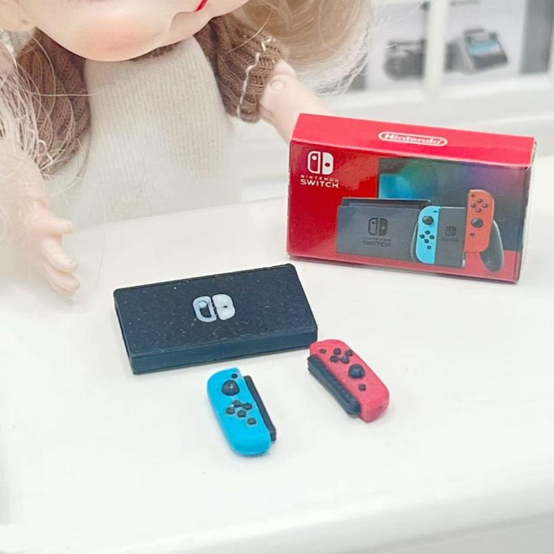 

1 Set Photography Props Dollhouse Simulation Game Console Toy Mini Model Scene Decoration Doll House Accessories ONE SIZE