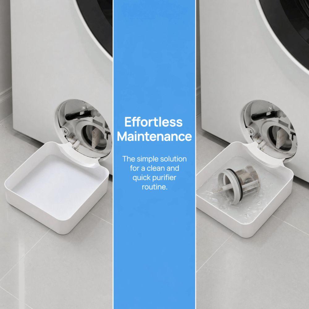 Simple Washing Machine Drain Tray Anti-Overflow Drain Pan  Floor Protection