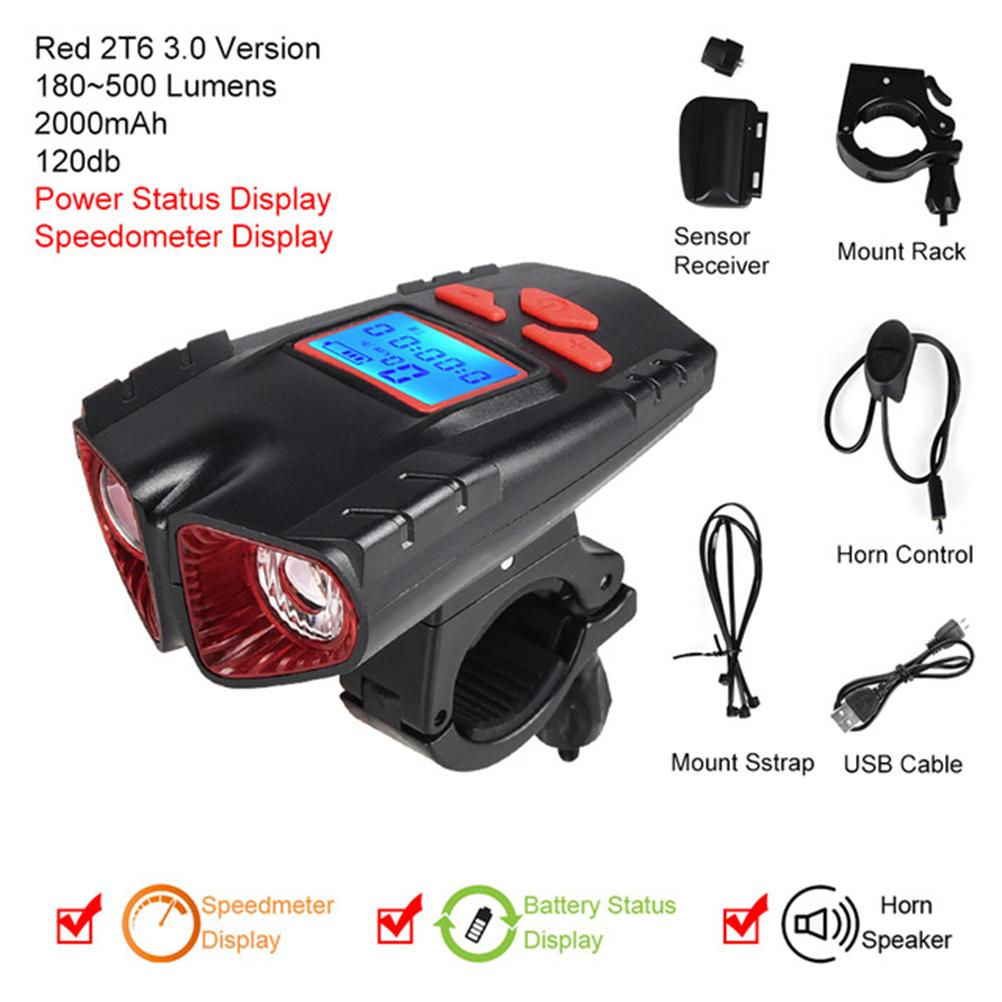 USB Rechargeable Bike Light with Bike